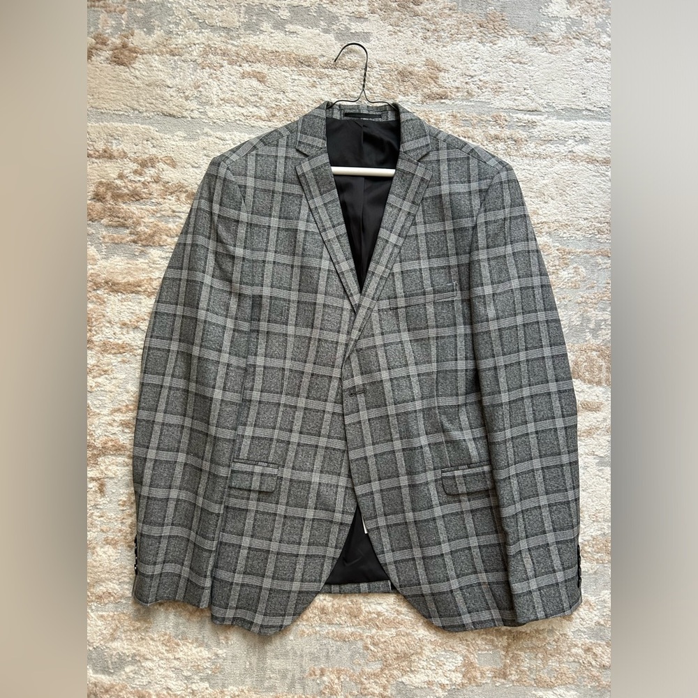 Selected Homme - Men’s Blazer - Light Grey Melange - Size 42R - NWT